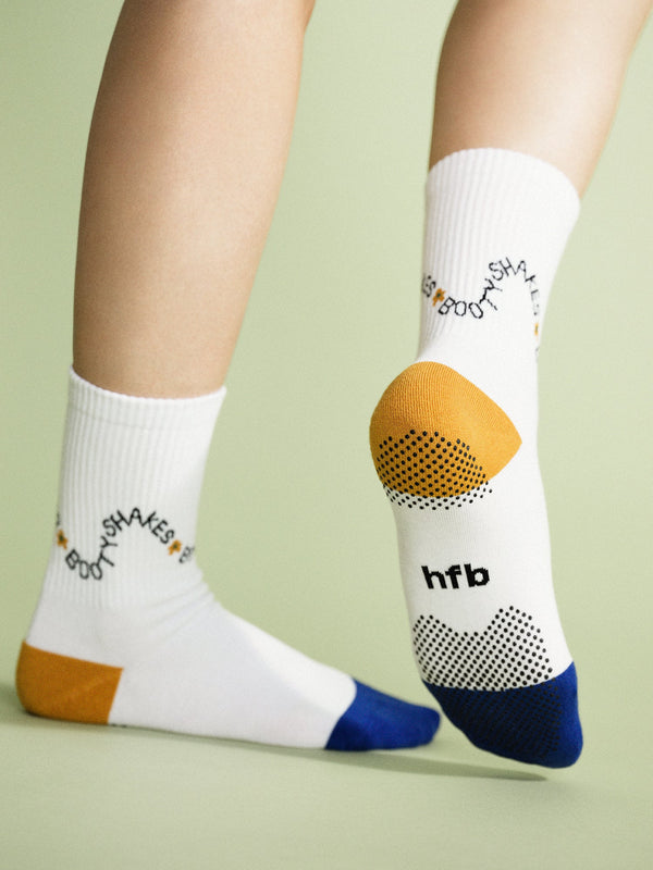 Hansel From Basel Booty Shakes Sporty Grip Crew White