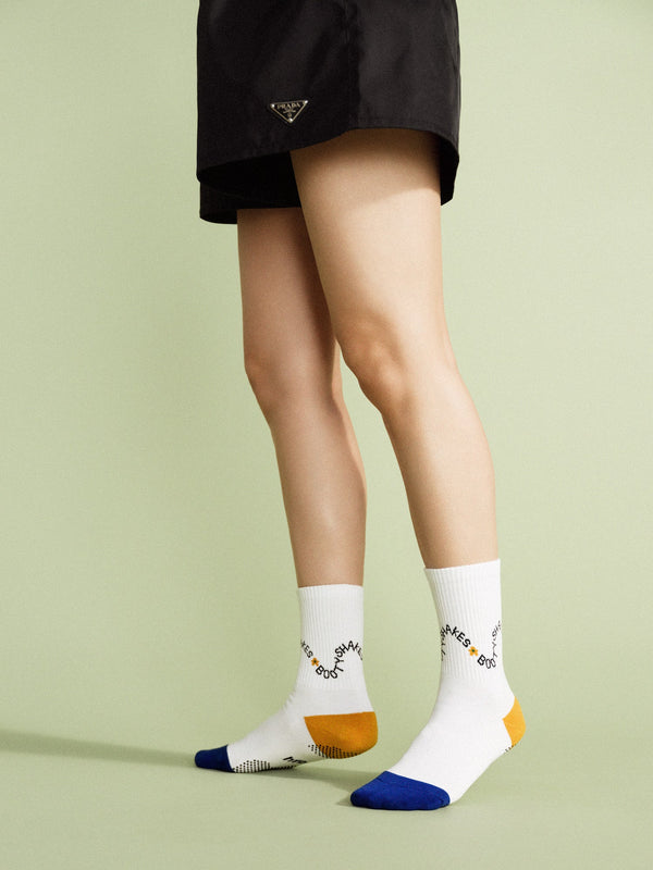 Hansel From Basel Booty Shakes Sporty Grip Crew White