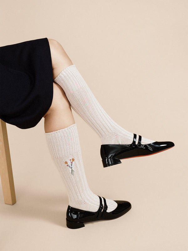 hansel from basel Castiglioni Ribbed Linen Crew oat