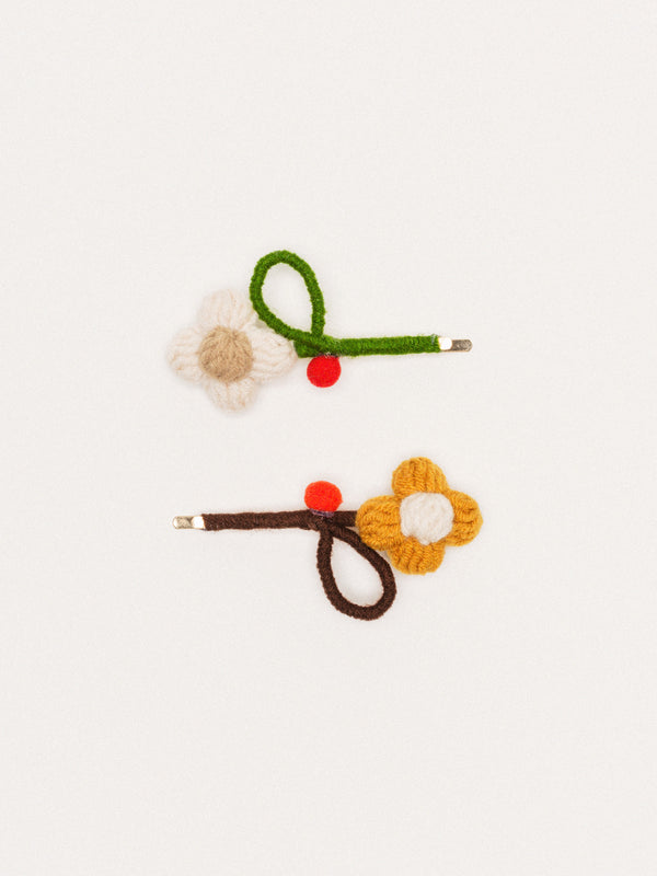 hansel from basel Dapper Daisy Bobby Pin Hair Clips lemon
