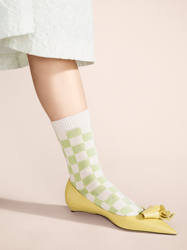 Hansel From Basel Alice Checkered Crew Mint