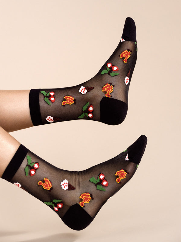 Hansel From Basel Carney Sheer Crew Black