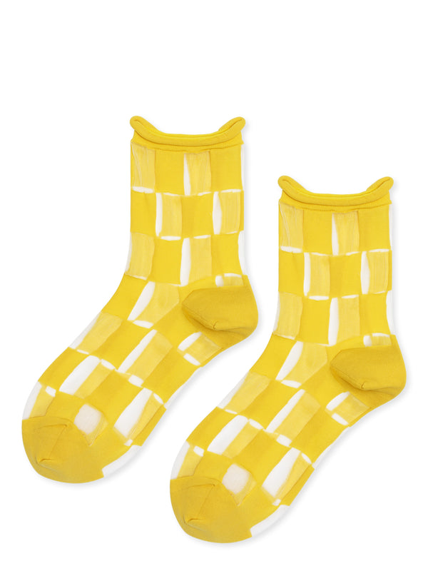 Hansel From Basel Chucks Sheer Short Crew Purple