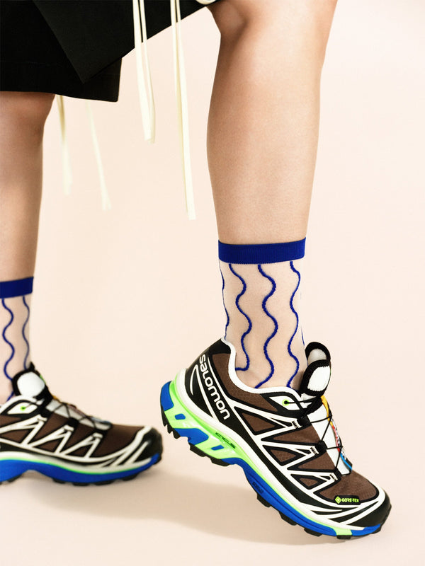 Hansel From Basel City Pop Sheer Crew Cobalt