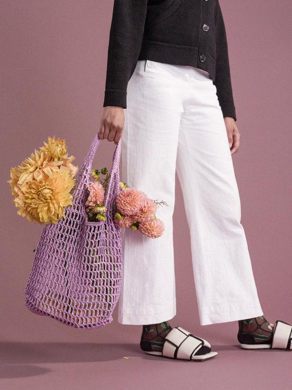 hansel from basel Crochet Bag wisteria