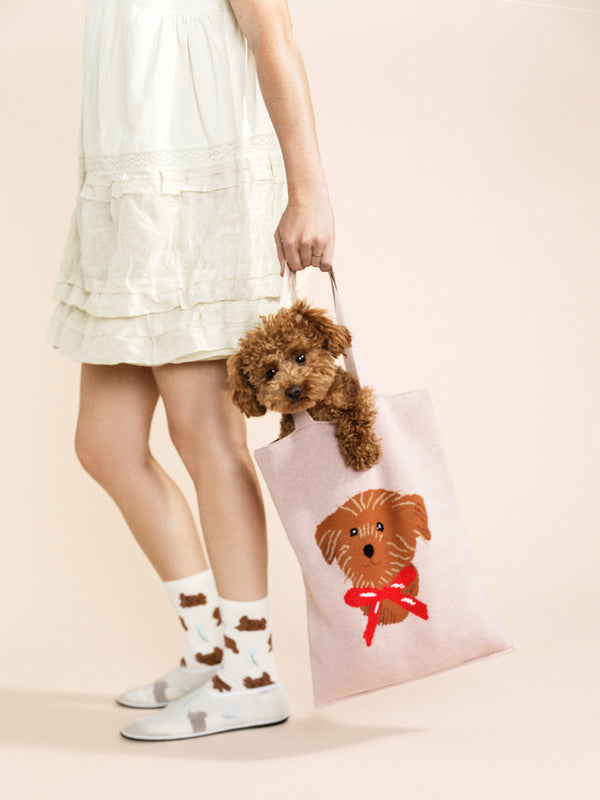 Hansel From Basel Gus Tote Bag Pink