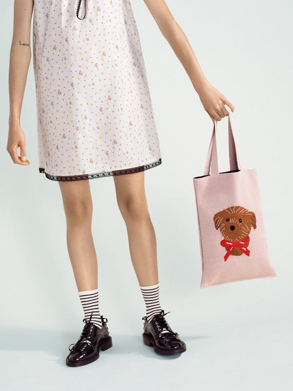 hansel from basel Gus Tote Bag pink