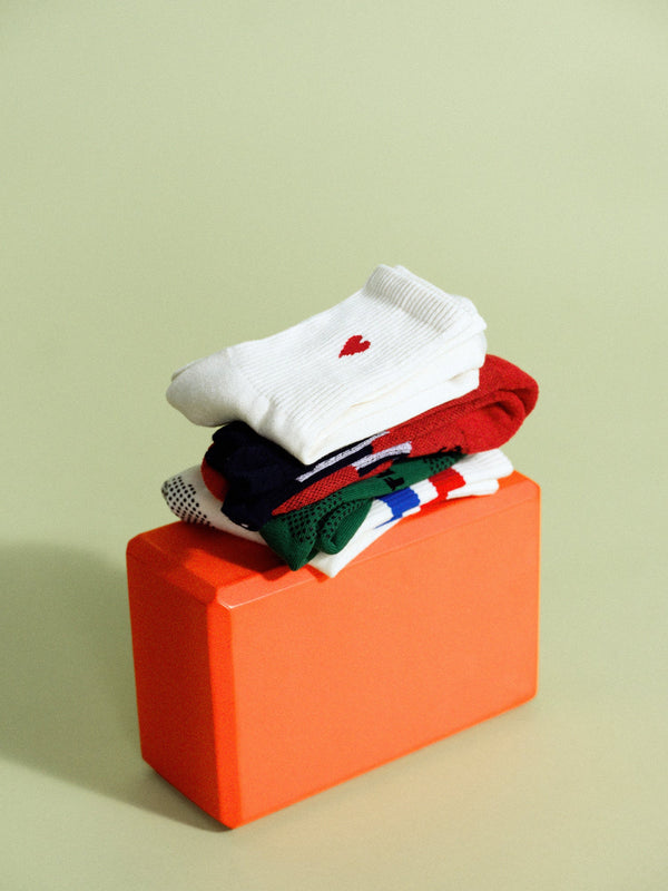 Hansel From Basel Heart Sporty Crew White