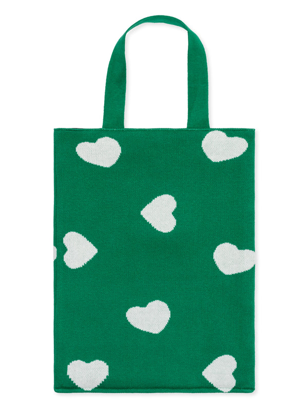 Hansel From Basel Hearts Tote Bag Green