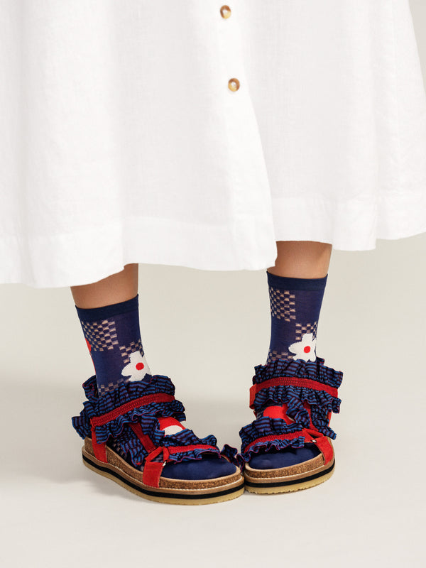 Hansel From Basel Jillian Crew Cobalt Blue