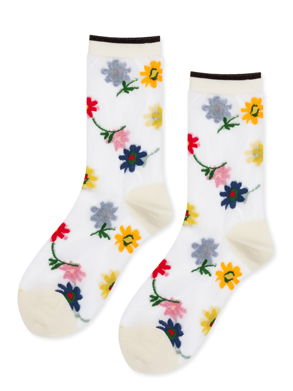 Hansel From Basel Louann Sheer Crew Black