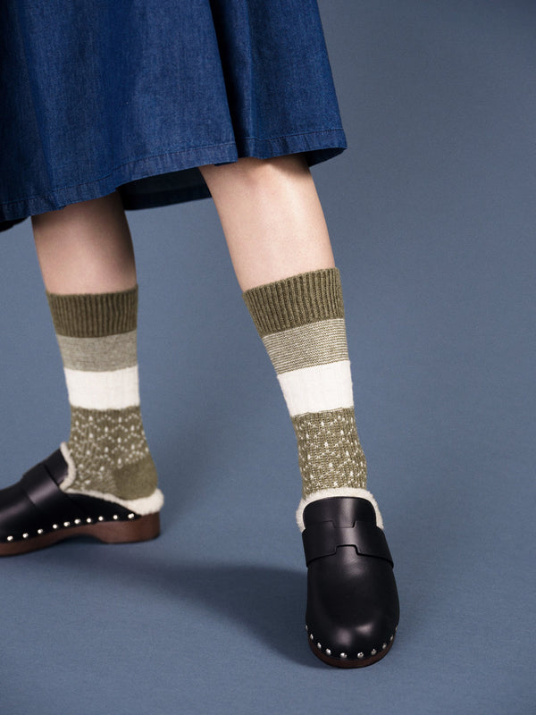 Hansel From Basel Louie Wool Crew Olive