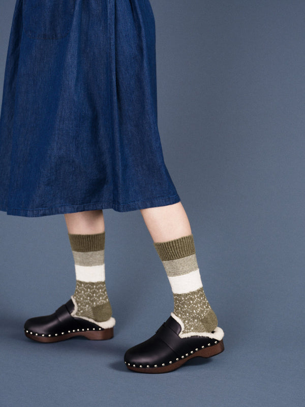 Hansel From Basel Louie Wool Crew Olive