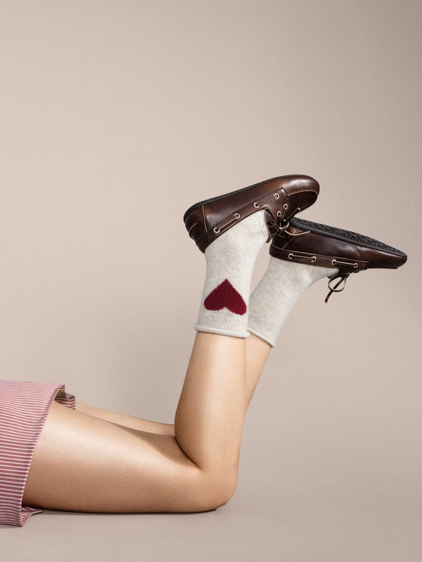 Hansel From Basel Love Cashmere Crew Beige