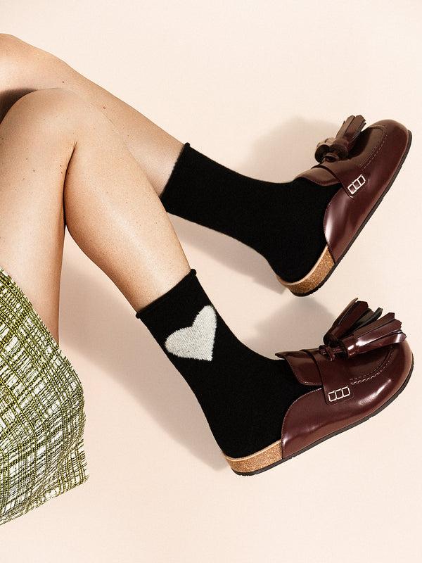 Hansel From Basel Love Cashmere Crew Black