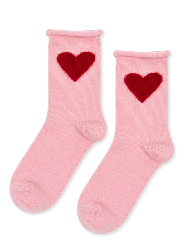 hansel from basel Love Cashmere Crew pink