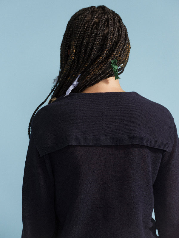 Hansel From Basel Maggie Sailor Sweater Midnight