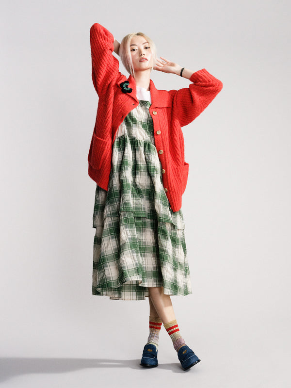Hansel From Basel Martin Cardigan Red