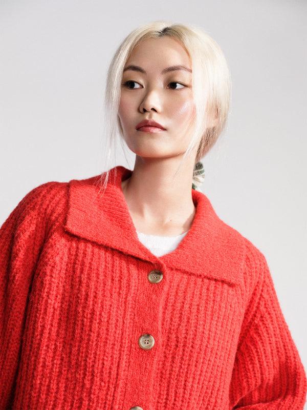 Hansel From Basel Martin Cardigan Red
