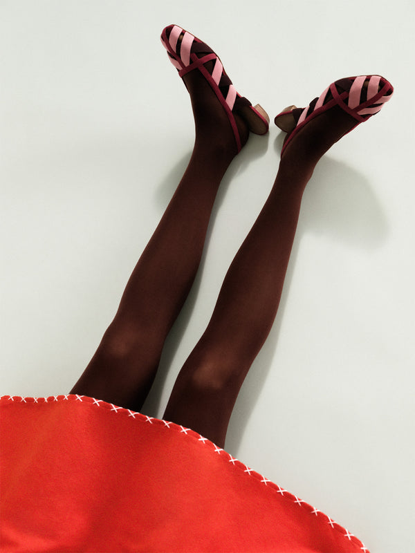 Hansel From Basel Opaque Tight Chocolate Brown