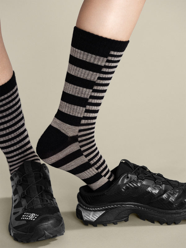 Hansel From Basel Piano Athletic Wool Crew Fog