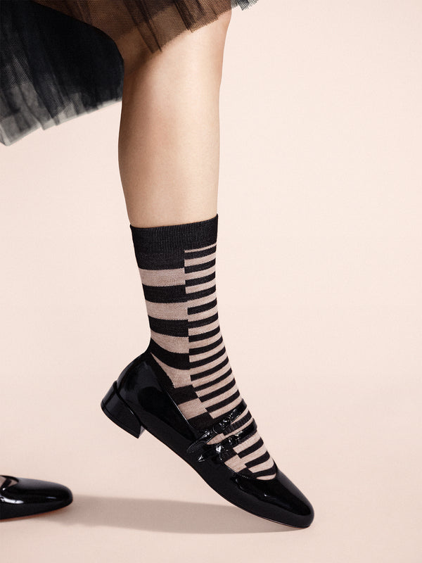 Hansel From Basel Piano Athletic Wool Crew Fog