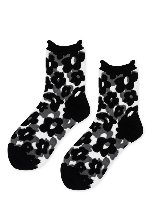 hansel from basel Pop Sheer Short Crew black