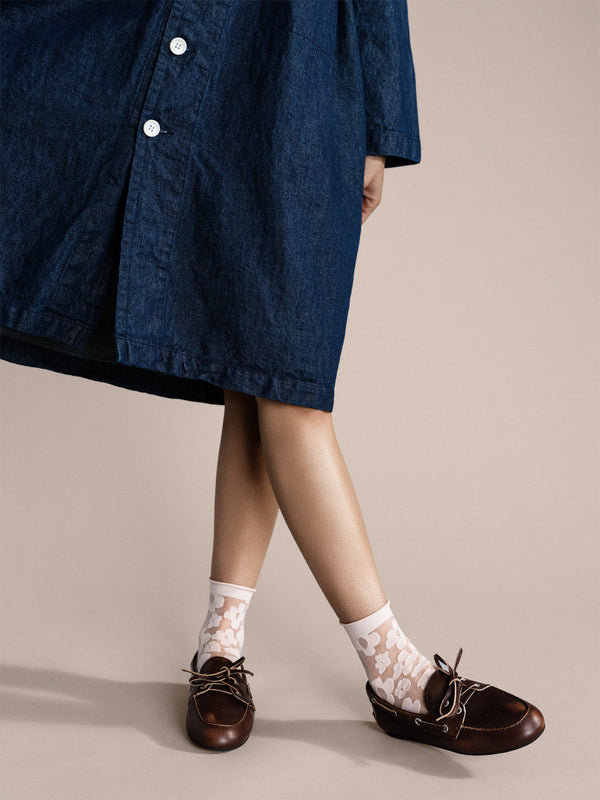 Hansel From Basel Pop Sheer Short Crew Blush