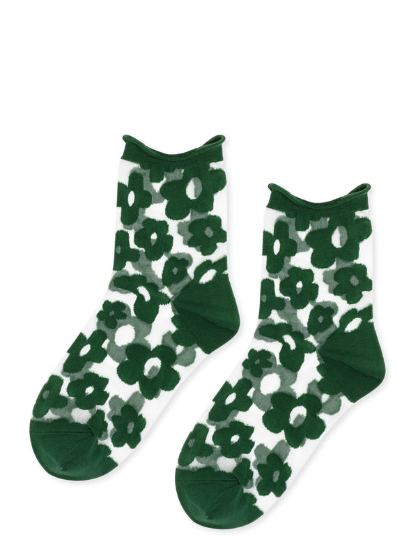 hansel from basel Pop Sheer Short Crew pine