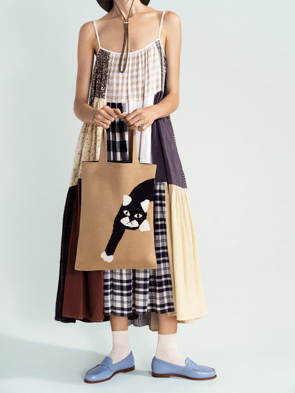 Hansel From Basel Pounce Tote Bag Camel