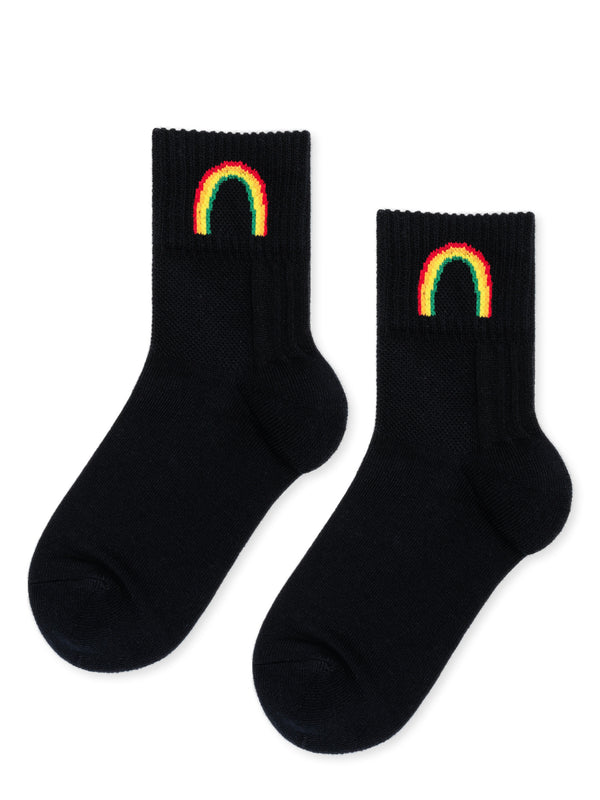 hansel from basel Rainbow Sporty Crew black