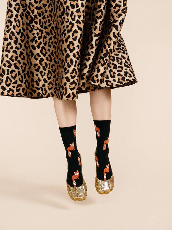 Hansel From Basel Red Panda Crew Black