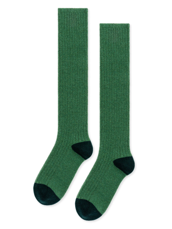 Hansel From Basel Rib Cashmere Knee Hi Scarlet