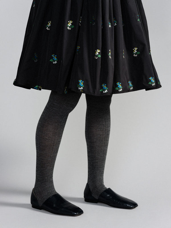 Hansel From Basel Rib Wool Tight Black