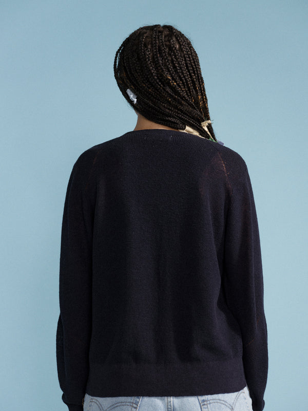 Hansel From Basel Rose Cardigan Midnight