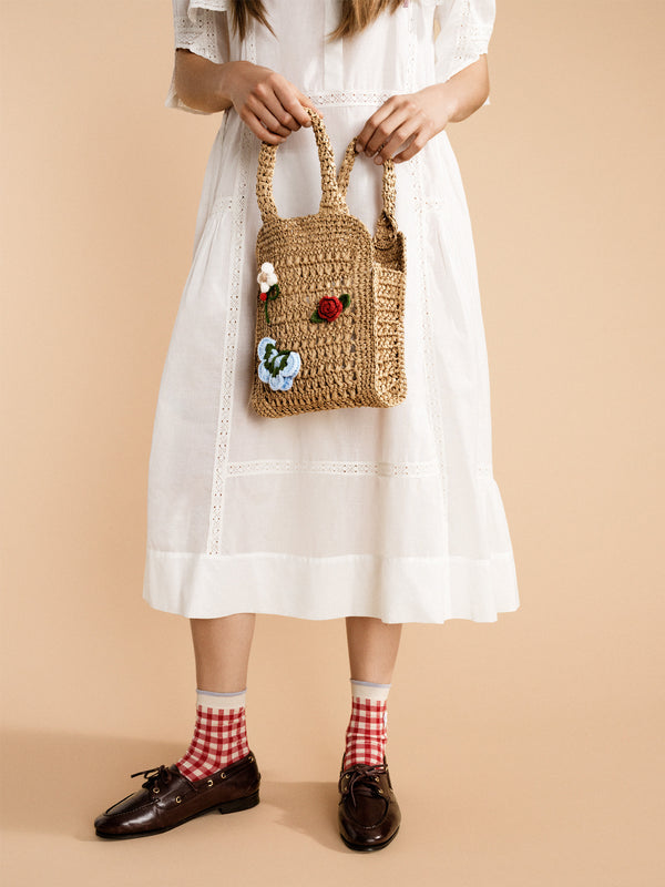 Hansel From Basel Santorini Crochet Bag Natural