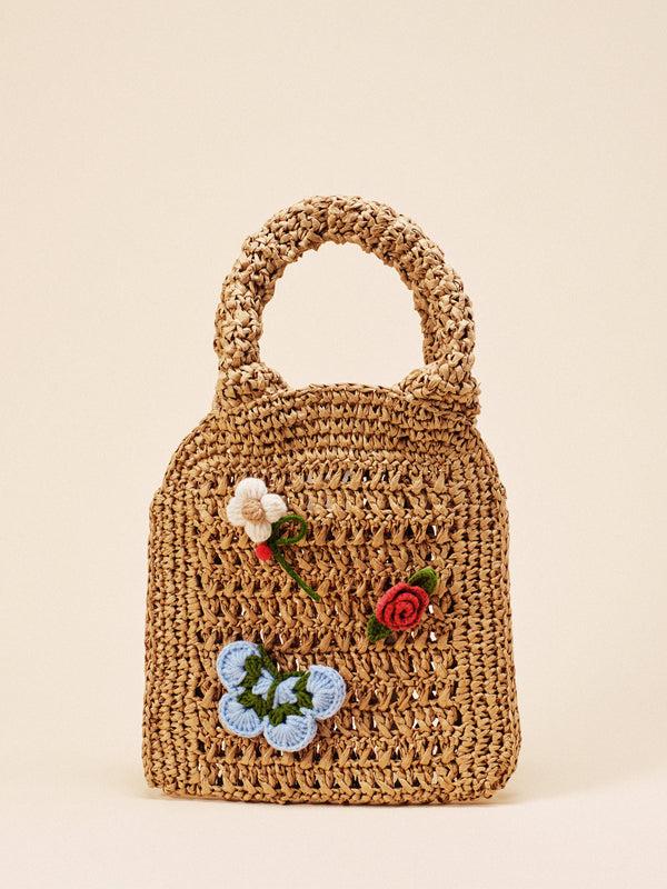 Hansel From Basel Santorini Crochet Bag Natural
