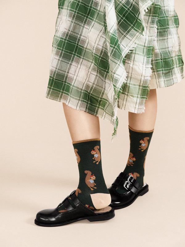 Hansel From Basel Sassy Squirrel Crew Hunter Green