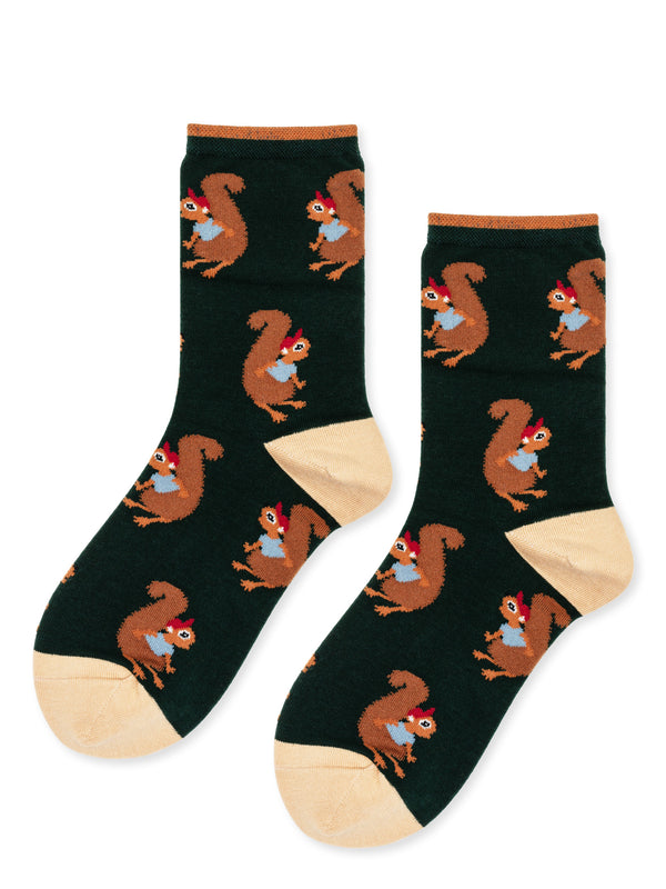 hansel from basel Sassy Squirrel Crew hunter green