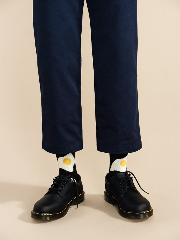 Hansel From Basel Sunny Side Up Men's Crew Black