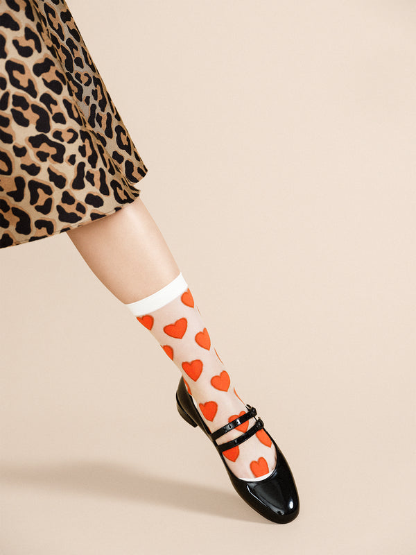 Hansel From Basel Sweetie Sheer Crew Ivory