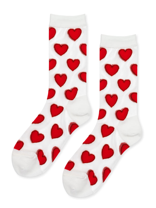 hansel from basel Sweetie Sheer Crew ivory