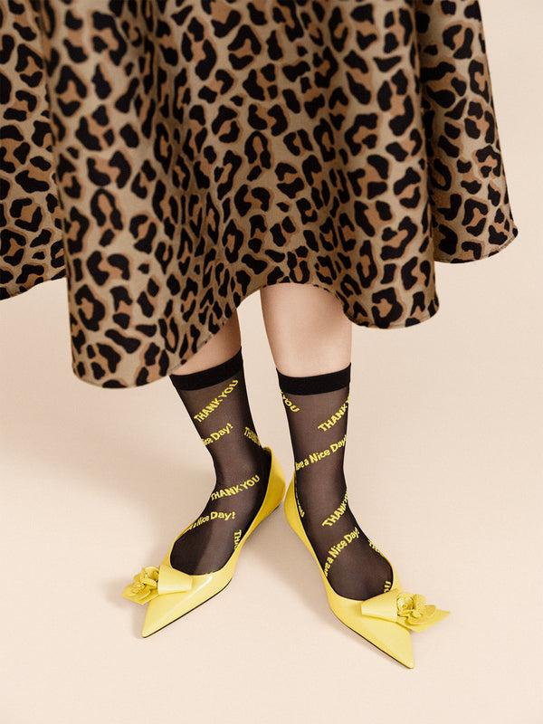 Hansel From Basel Thank You Sheer Crew White