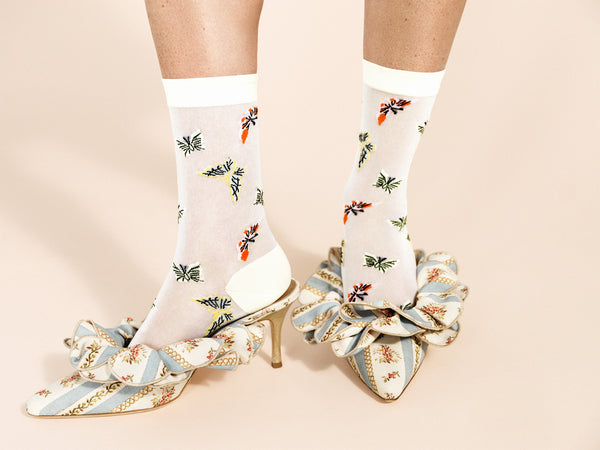 Hansel From Basel Theona Sheer Crew White