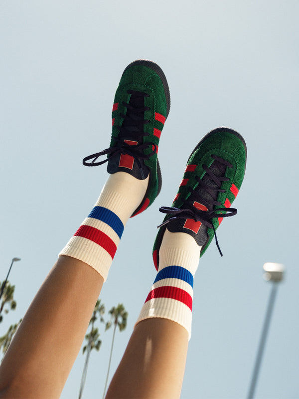 Hansel From Basel Varsity Sporty Crew White