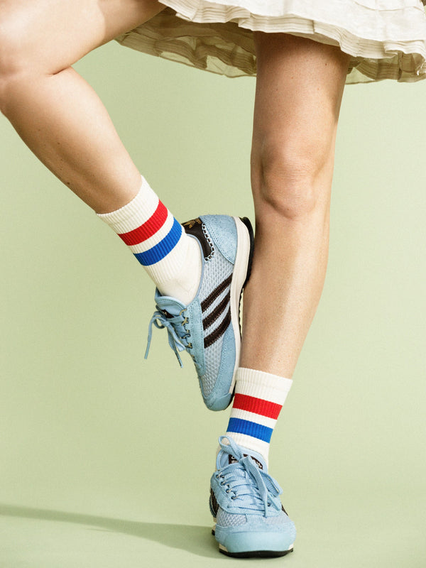 Hansel From Basel Varsity Sporty Crew White