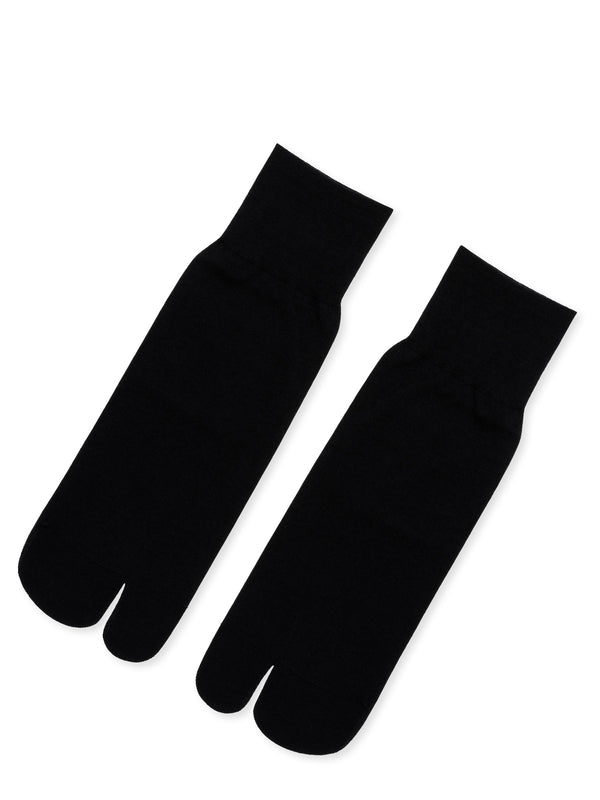 hansel from basel Wool Tabi Short Crew black