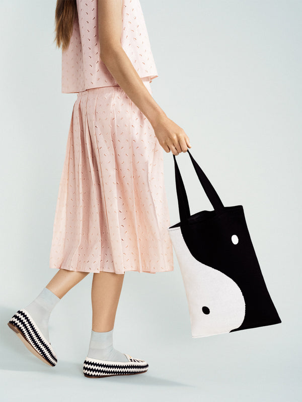 Hansel From Basel Yin Yang Tote Bag Black