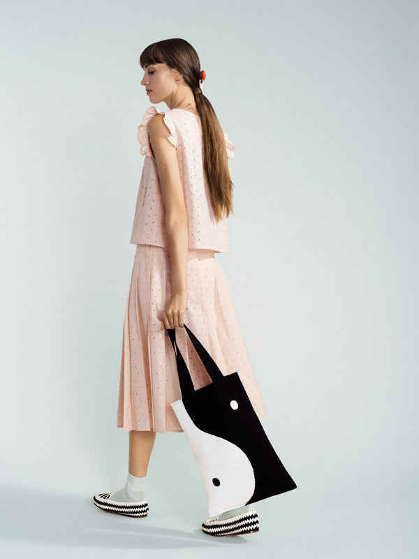 hansel from basel Yin Yang Tote Bag black