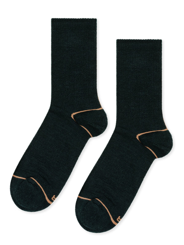 Hansel From Basel Outline Athletic Wool Men's Crew Black